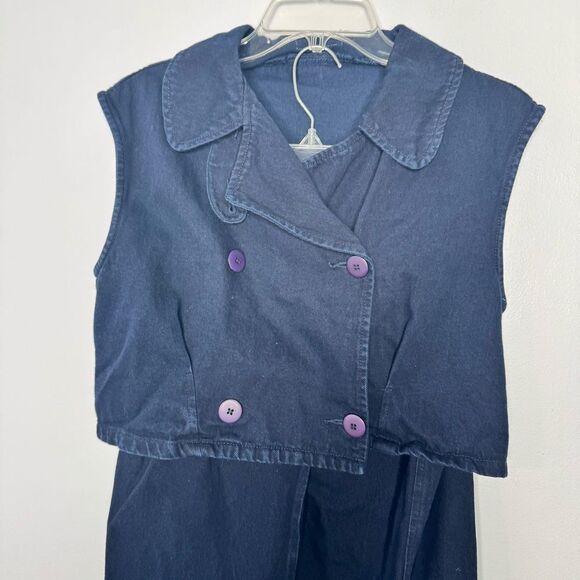 Vintage Sostanza denim set top size small and bottom size 8 - Picture 3 of 11